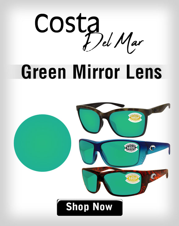 Costa Del Mar Green Mirror Lens