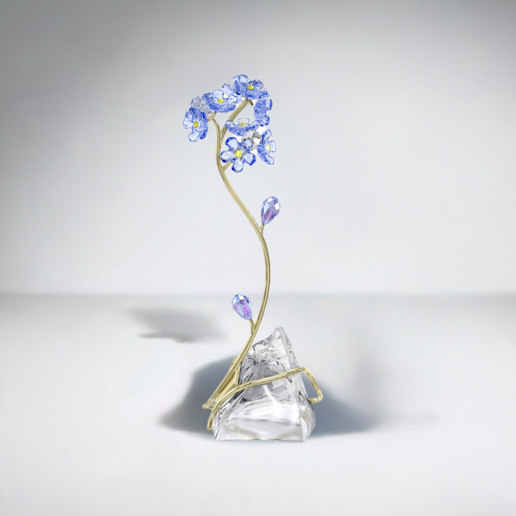 Swarovski 5666971 Florere Forget-me-not Flower Blue Designer Adi