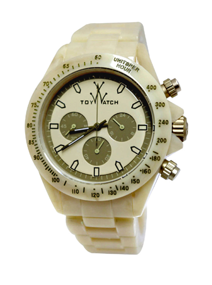 Toywatch FLE08HR Imprint Bone Chrono Horn Gold Plasteramic Unisex