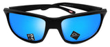 Oakley Gibston Matte Black Prizm Sapphire Polarized Lens Sunglasses 0OO9449