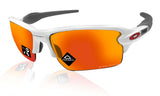 Oakley Flak 2.0 XL White Frame Prizm Ruby Lens Sunglasses