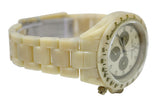 Toywatch FLE08HR Imprint Bone Chrono Horn Gold Plasteramic Unisex Watch NEW
