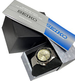 Seiko 5 Sports Automatic SRPE75 Champagne Day Date Silver Steel Bracelet Watch New