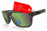 Oakley Holbrook sunglasses woodgrain shallow water prizm polarized OO102-J855