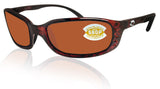 Costa Del Mar Brine Tortoise Frame Copper 580 Plastic Polarized Lens Sunglasses