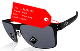 Oakley Holbrook metal sunglasses matte black prizm grey lens OO4123-1155 NEW