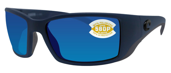 Costa Del Mar Blackfin Midnight Frame Blue Mirror 580 Plastic Polarized Lens