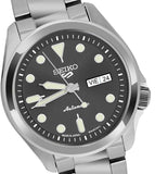 Seiko 5 Sports Automatic watch SRPE51 Grey Day Date Dial Stainless Steel Bracelet