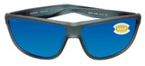 Costa Del Mar Rincondo Smoke Crystal Blue Mirror 580 Plastic Lens Sunglasses