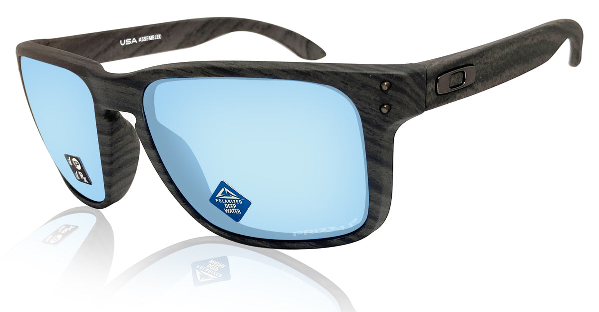 Oakley Holbrook XL Woodgrain Prizm Deep Water Polarized Lens