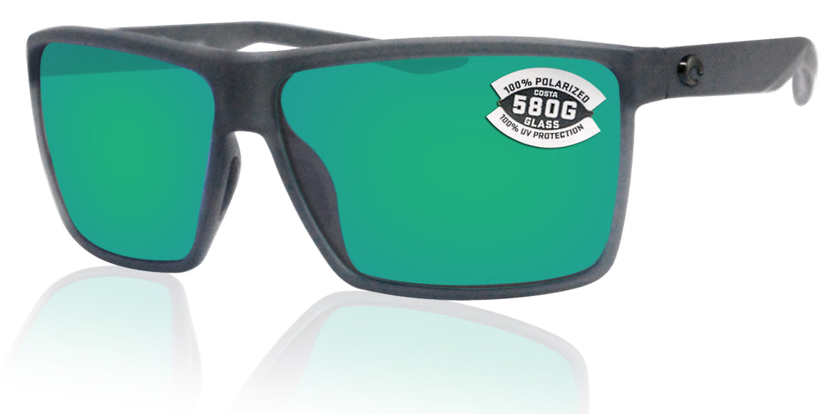 Costa Del Mar Rincon Smoke Frame Green Mirror 580G Glass Polarized  COSTA DEL MAR Sun Glasses Rincon 580G Glass NEW NWT Grey Smoke Green Polarized main image 0