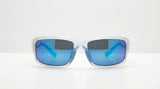 Costa Del Mar Fantail Matte Clear frame Blue mirror 580 glass lens