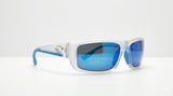 Costa Del Mar Fantail Matte Clear frame Blue mirror 580 glass lens