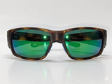 Costa Del Mar Blackfin Pro sunglasses tortoise frame green 580 glass lens