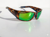 Costa Del Mar Blackfin Pro sunglasses tortoise frame green 580 glass lens