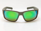 Costa Del Mar Blackfin Pro sunglasses matte olive frame green 580 glass lens