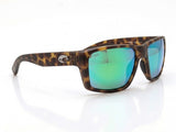Costa Del Mar Fantail PRO Polarized Sunglasses matte tortoise green 580 glass lens