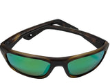 Costa Del Mar Whitetip PRO Sunglasses Matte tortoise green 580 glass lens