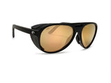 Costa Del Mar Grand Catalina sunglasses matte black Gold 580 glass lens