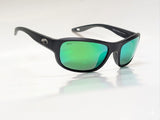 Costa Del Mar Clipperton Sunglasses matte black green 580 glass lens