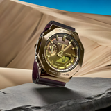 Casio GM2100CL-5A G STEEL gold color G Shock watch NEW
