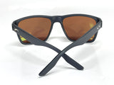 Costa Del Mar Paunch XL sunglasses black matte frame green mirror 580P plastic