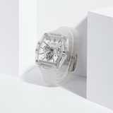 GUESS Mens watch Clear GW0203G1 Multi-function transparent band