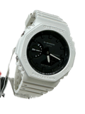 Casio GA2100-7A white band black dial Analog Digital G shock watch