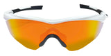 Oakley M2 Frame XL sunglasses White frame  Fire Iridium Authentic OO9343-0545