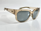 Costa Del Mar Waterwoman 2 shiny blonde crystal frame Gray silver mirror glass 580 lens