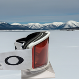 Oakley Snow Goggles Target Line L matte white frame Prizm Rose lens NEW