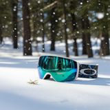 Oakley Snow Goggles Flight Deck Pro L Forms strap Prizm Argon + Sapphire Iridium lens