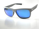 Costa Del Mar Baffin Net Gray Frame Blue Mirror 580 Glass Polarized Lens