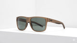 Costa Del Mar Spearo XL Polarized Sunglasses matte brown smoke 580 gray glass lens