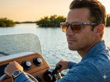 Costa Del Mar 06S2002 Sullivan Somos Blue Tortoise Copper Gradient 580 glass lens