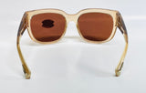 Costa Del Mar Waterwoman 2 shiny blonde crystal frame Copper Silver Mirror 580P plastic lens