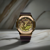 Casio GM2100CL-5A G STEEL gold color G Shock watch NEW