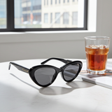 Gucci GG1170S-001 Cat Eye women sunglasses black frame grey lens