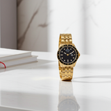 Guess Men's Watch  Gold Tone Classic Day-Date GW0220G4