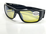 Costa Del Mar Blackfin Pro Black sunrise silver Mirror glass 580G lens