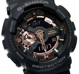 Casio GA110RG-1A G-Shock X-Large Rose Gold Black Men Watch NEW