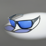 Costa Del Mar Tailfin Medium Black matte frame 580P Blue Mirror Plastic lens