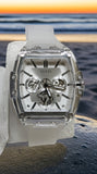 GUESS Mens watch Clear GW0203G1 Multi-function transparent band