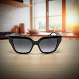 Gucci GG1023S women sunglasses square black frame grey lens