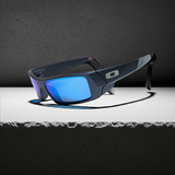 Oakley Gascan sunglasses Blue GRAY frame Prizm Sapphire lens NEW 009014