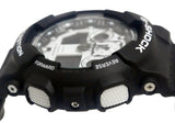 Casio GA100BW-1A G-Shock Day Date Analog Digital Black Resin Watch