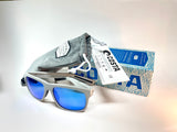 Costa Del Mar Baffin Net Gray Frame Blue Mirror 580 Glass Polarized Lens