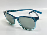 Costa Del Mar Sullivan Teal Fade frame Gray Silver Mirror 580 glass lens