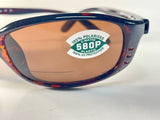 Costa Del Mar Brine Tortoise Readers C-Mate +1.50 copper 580P Plastic Lens