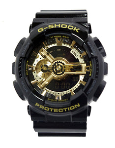 Casio GA110GB-1A G-Shock X-Large Gold Black Ana / Digi Dial Resin Men Watch NEW